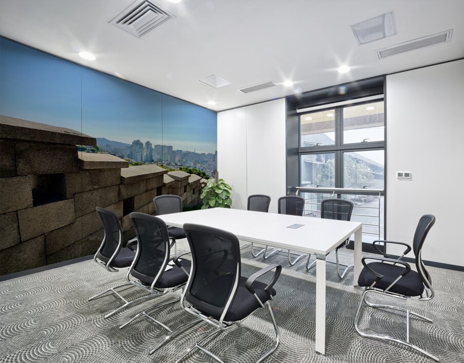 City View Behind the Wall Seoul South Korea 1 Wall Printing