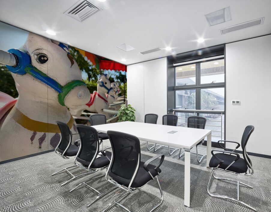 Jumping Horses for Kids Seoul South Korea Wall Printing