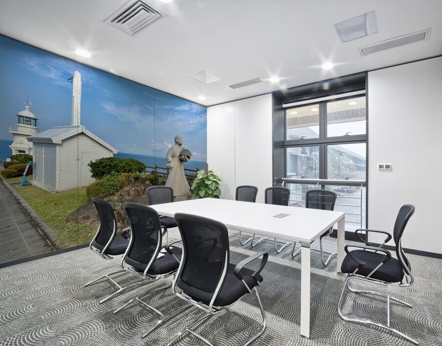 The White Strip Udo South Korea Wall Printing