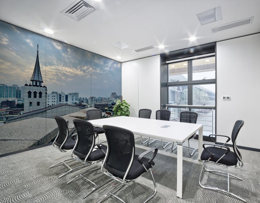 City View Behind the Wall Seoul South Korea 3 Wall Printing