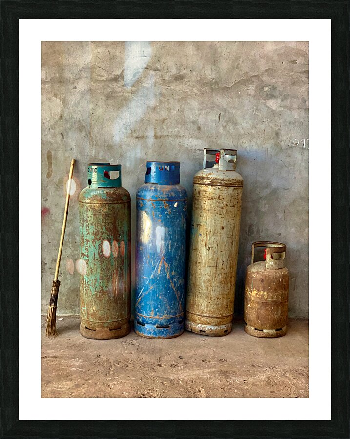 Gas Tanks  Framed Print Print