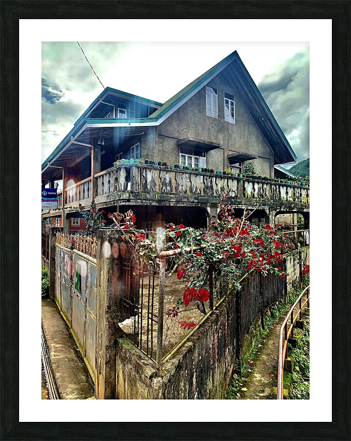 Scary House  Framed Print Print