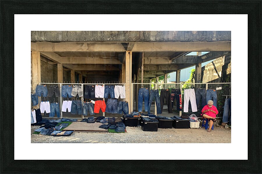 Jeans Street Shop  Framed Print Print
