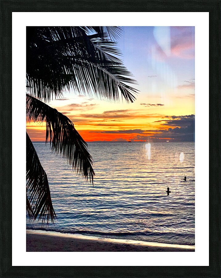 Sunset Bath  Framed Print Print