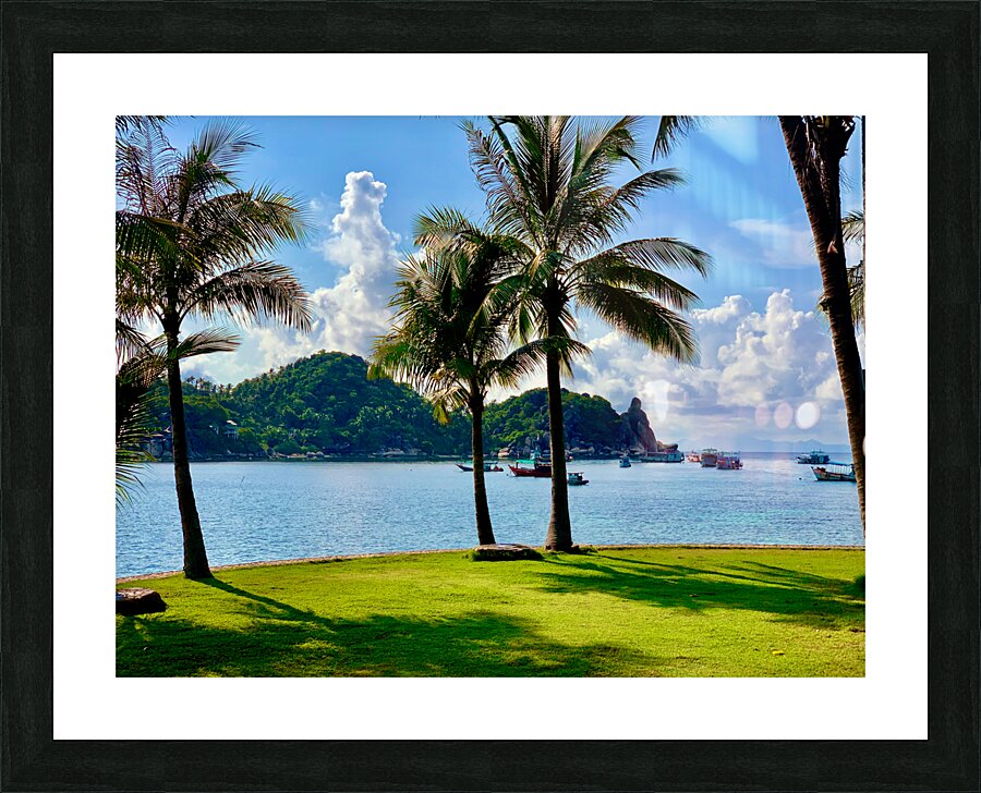 Lay Down on the Grass and Enjoy Picture Frame print