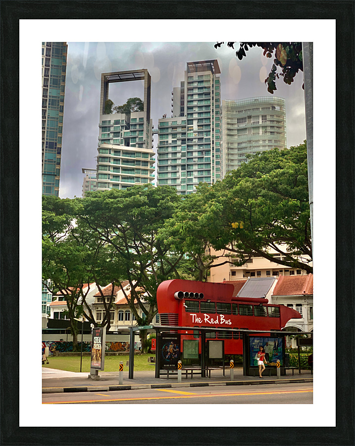 Around Singapore 2  Impression encadrée