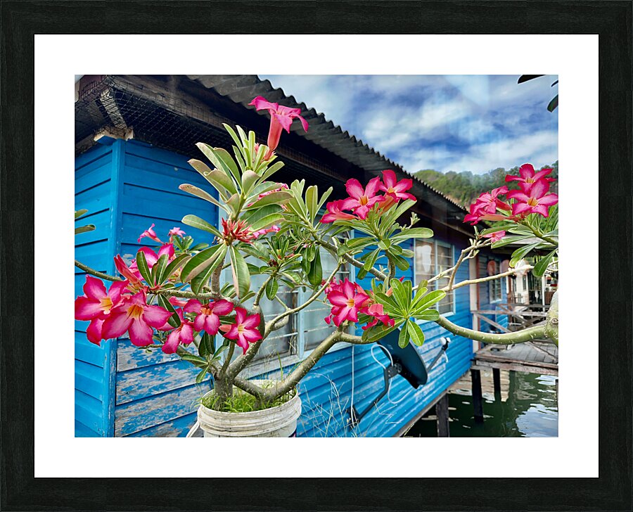 Sim Sim Traditional Floating Village in Sandakan 9 Picture Frame print