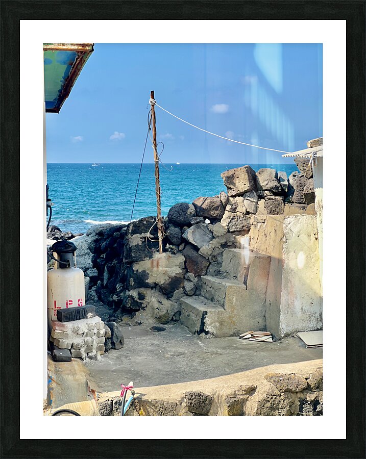 Behind the House Jeju South Korea  Framed Print Print