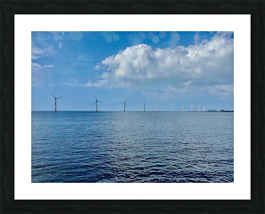 Wind Mills Jeju South Korea 3 Picture Frame print