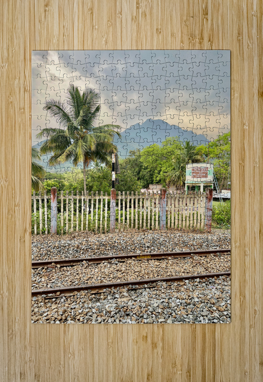 Railroad by the Mountain Jimmy Roy Photos Puzzle printing