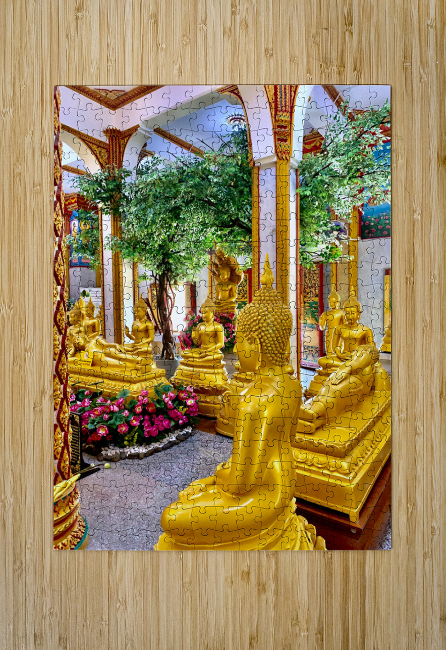 Golden Buddhas Jimmy Roy Photos Puzzle printing