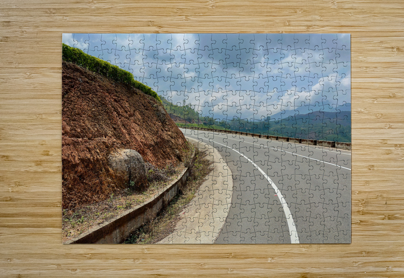 Drive by the Curve  Jimmy Roy Photos Puzzle printing