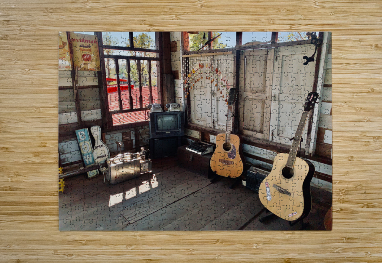 Guitars and TV Jimmy Roy Photos Puzzle printing