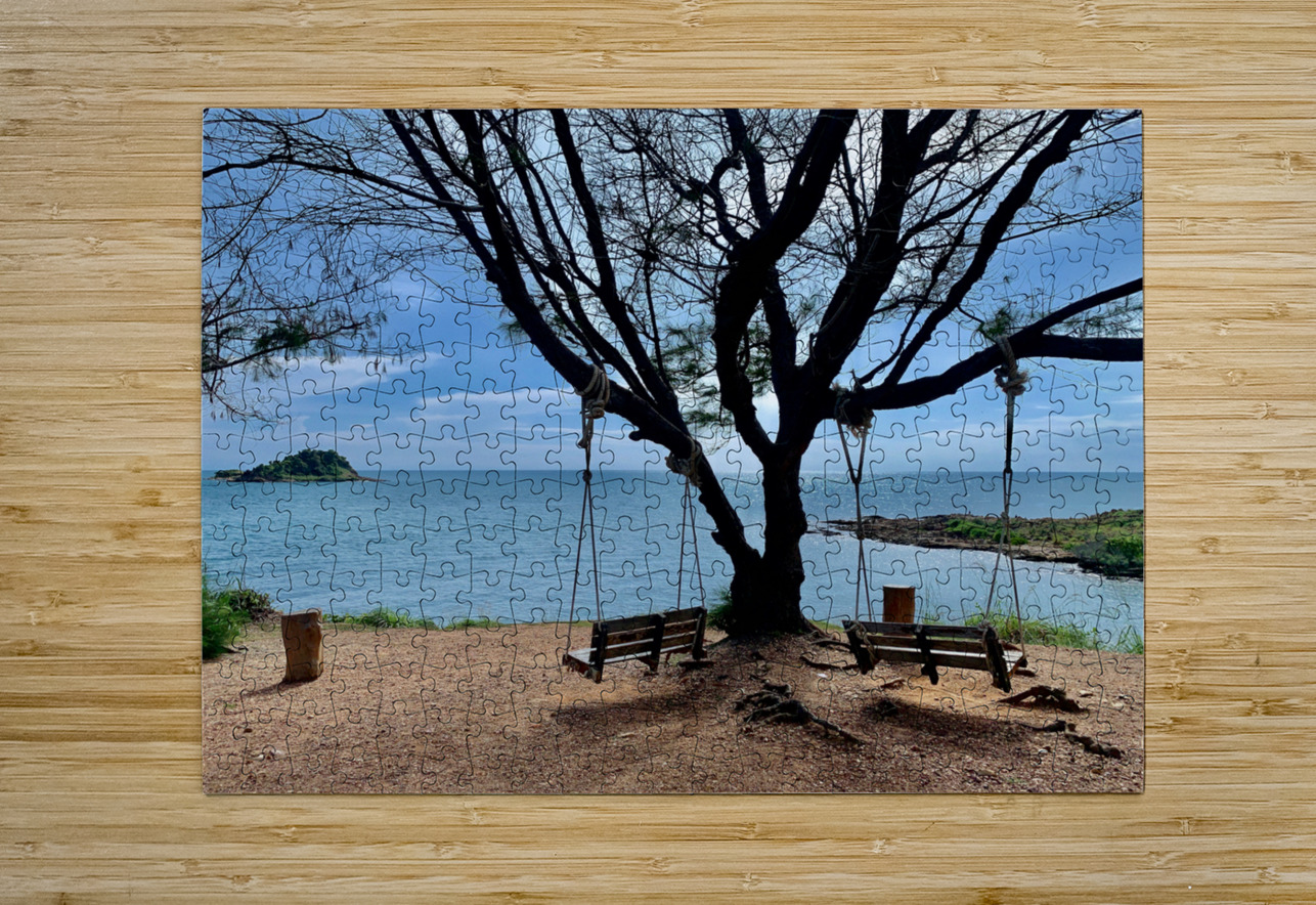 Swings by the Ocean Jimmy Roy Photos Puzzle printing