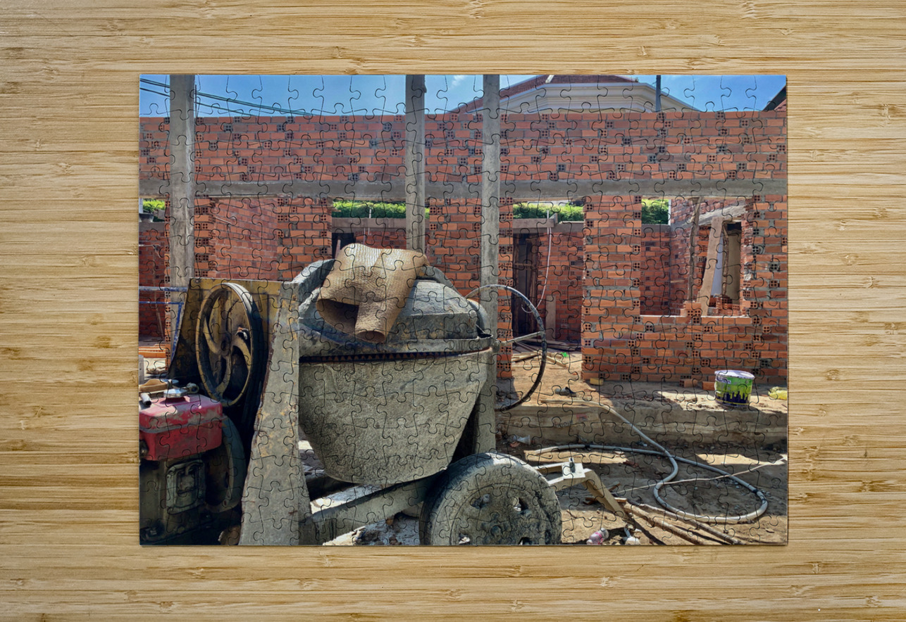 Brick House On the Way Jimmy Roy Photos Puzzle printing