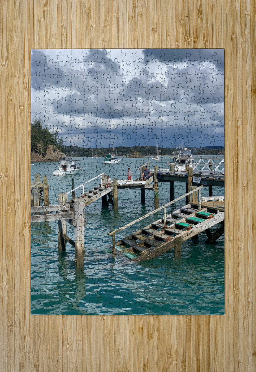 Dock Stairs Jimmy Roy Photos Puzzle printing