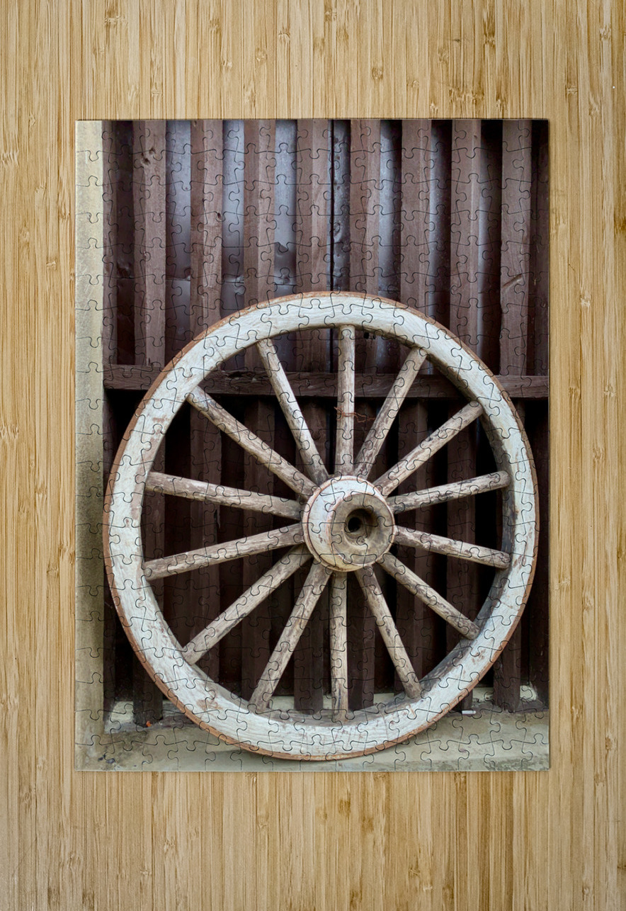 The Wooden Wheel Jimmy Roy Photos Puzzle printing