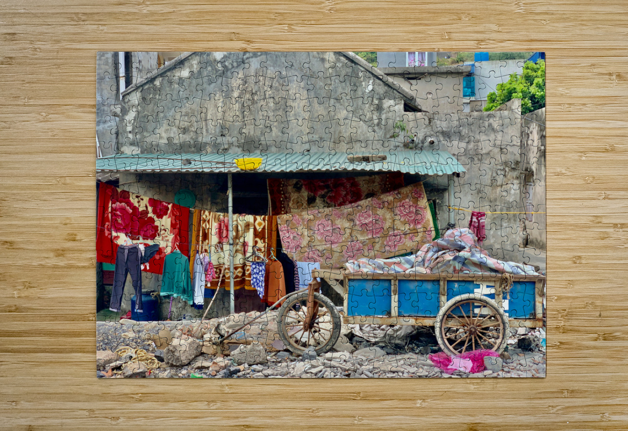 Waiting for the Laundry to Dry Jimmy Roy Photos Puzzle printing