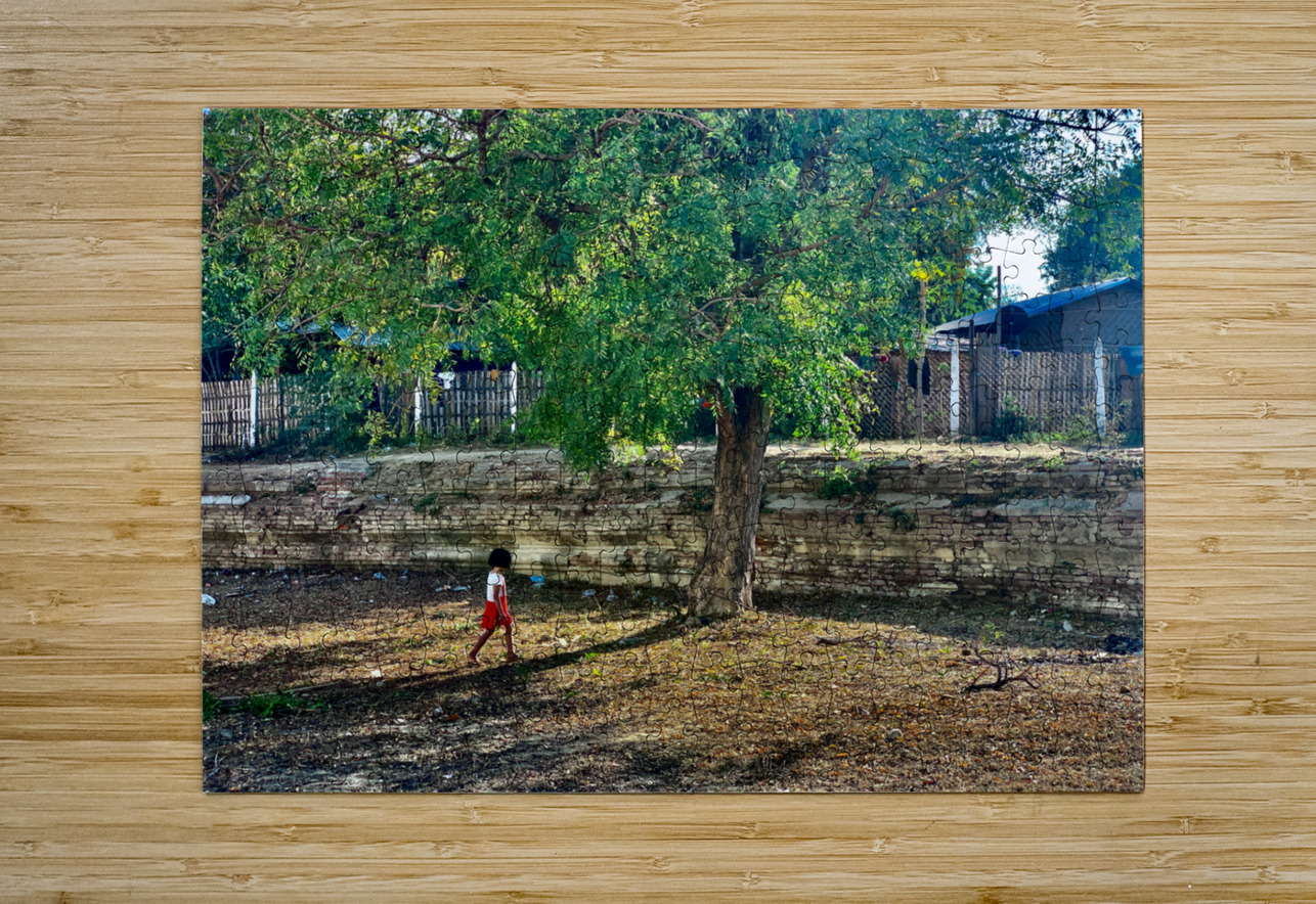 The Little Girl and the Tree Jimmy Roy Photos Puzzle printing