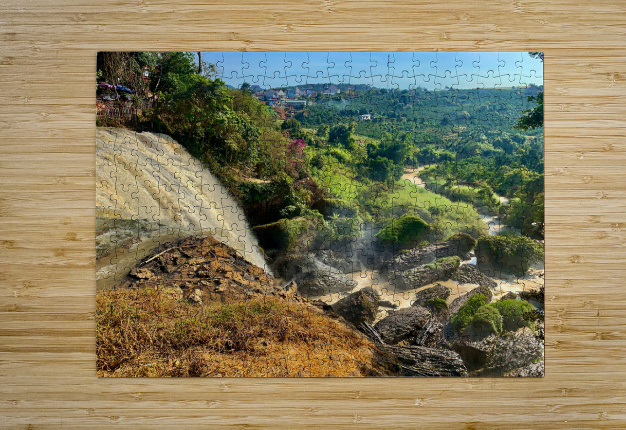 Elephant Waterfall Vietnam Jimmy Roy Photos Puzzle printing