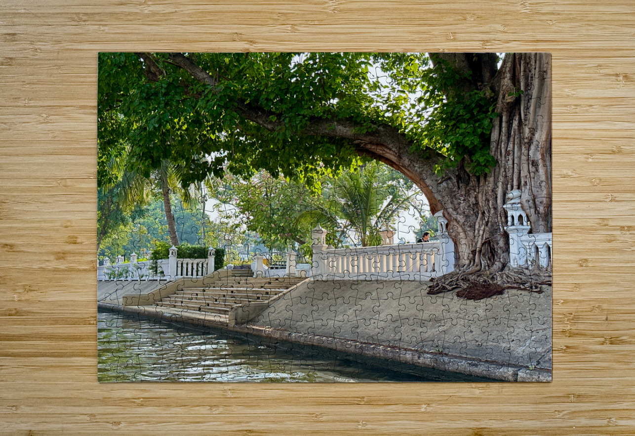 By the Canal in Bangkok Jimmy Roy Photos Puzzle printing