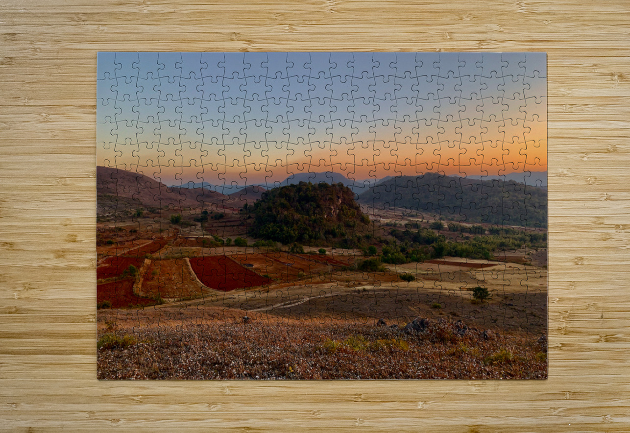 Earth Tones Sunset Jimmy Roy Photos Puzzle printing