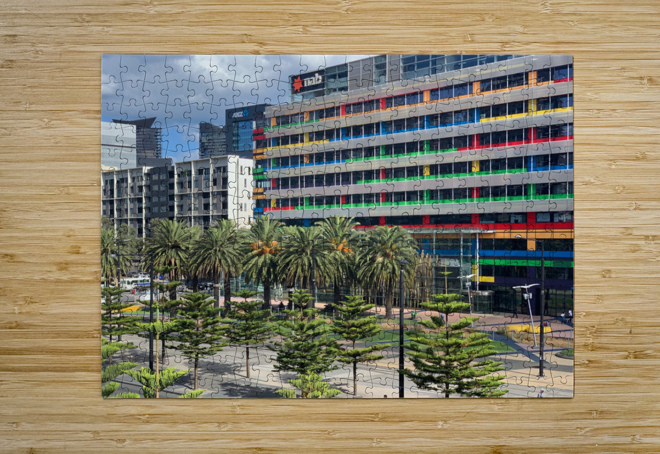 Victoria Harbour in Melbourne Jimmy Roy Photos Puzzle printing