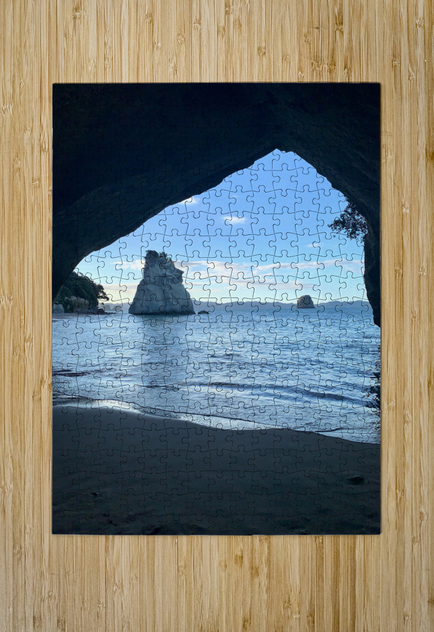Cathedral Cove New Zealand 1 Jimmy Roy Photos Puzzle printing