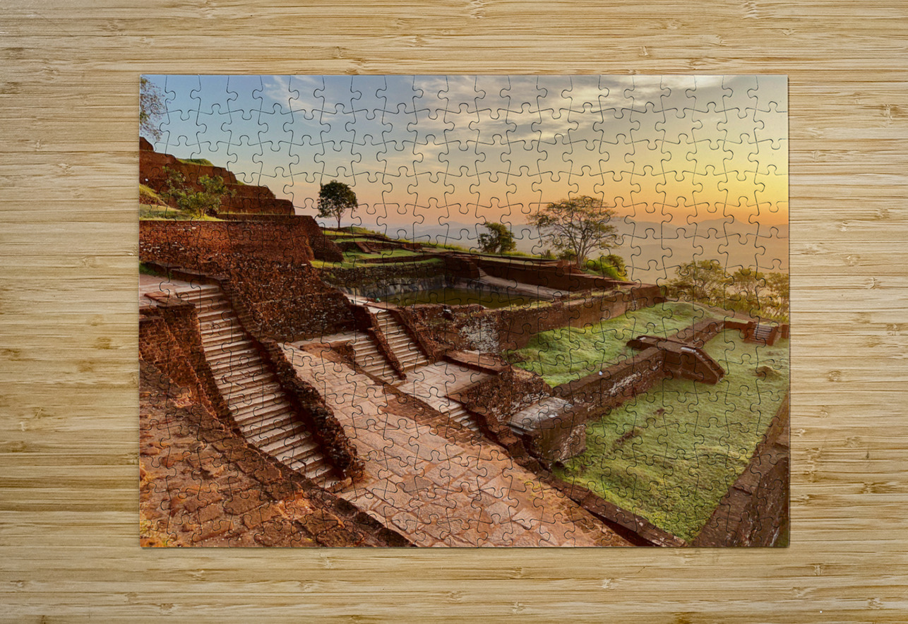 Sunrise on Top of Sigiriya Sri Lanka 5 Jimmy Roy Photos Puzzle printing