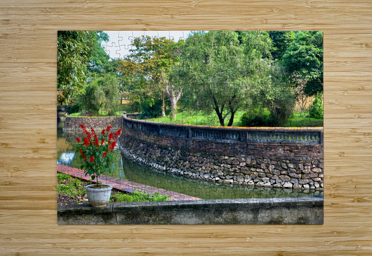 Fortified Red Flowers Jimmy Roy Photos Puzzle printing