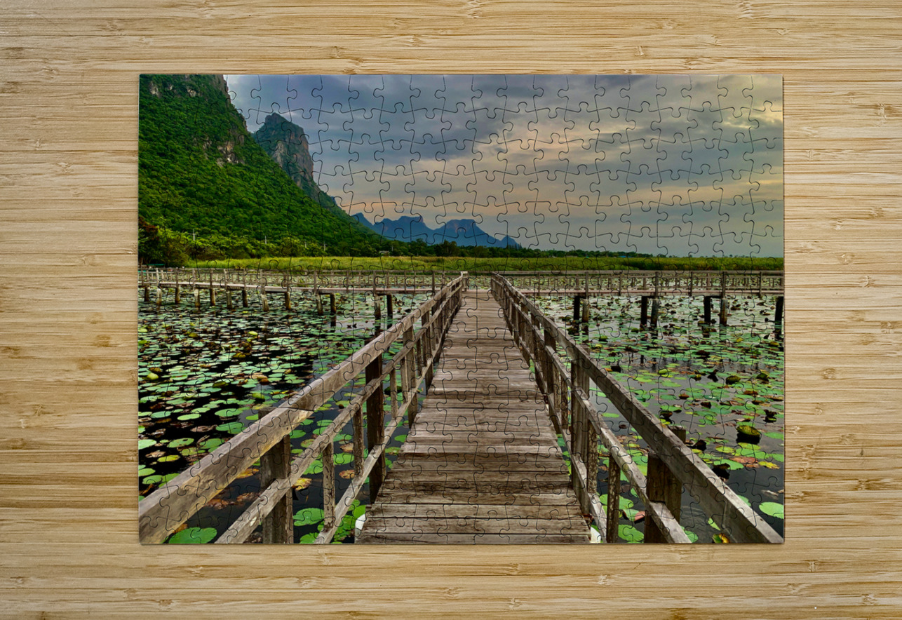 Wooden Walkway Jimmy Roy Photos Puzzle printing