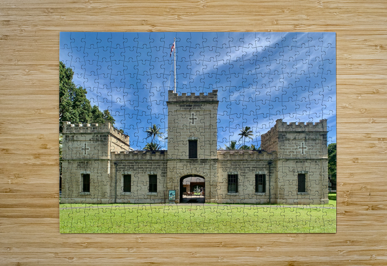Iolani Barracks Hawaii Jimmy Roy Photos Puzzle printing