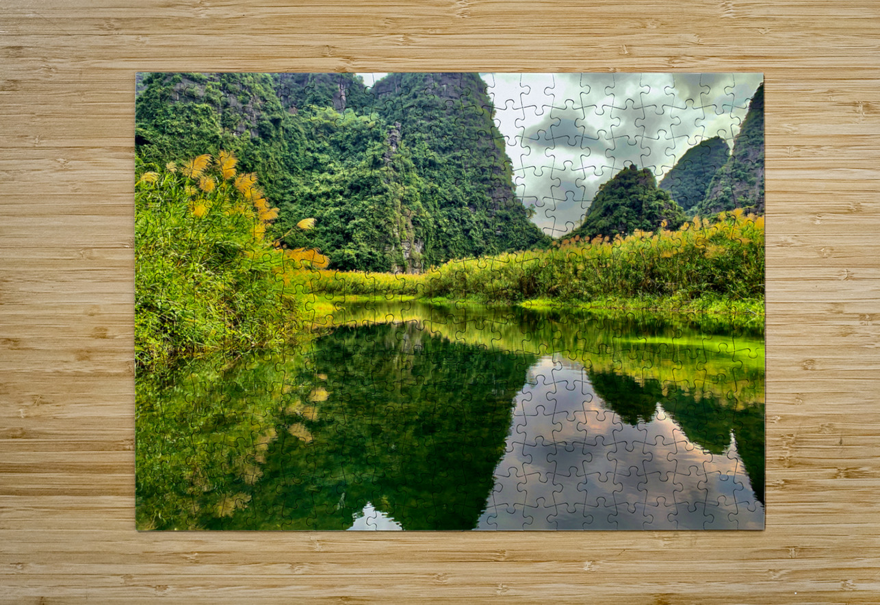 Ninh Binh Reflections Vietnam 2 Jimmy Roy Photos Puzzle printing