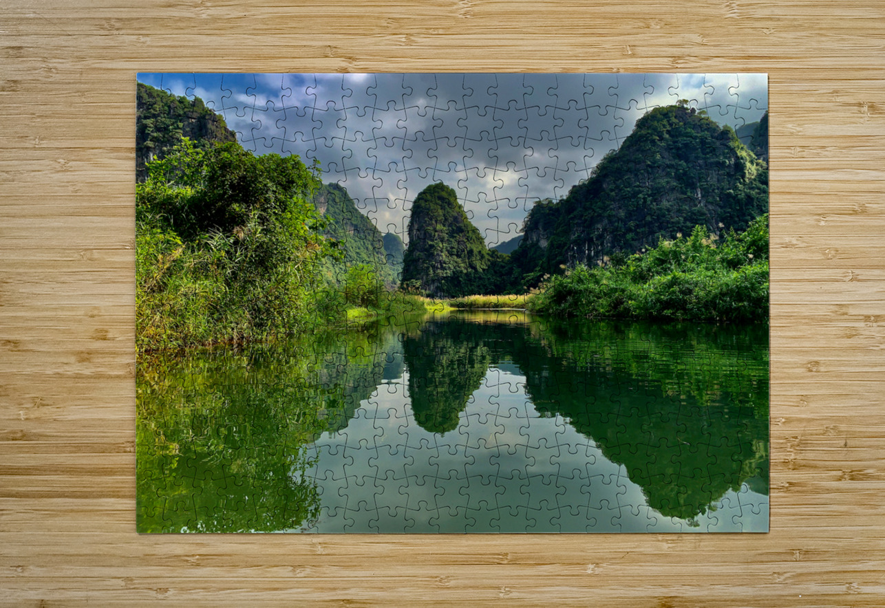 Ninh Binh Reflections Vietnam 3 Jimmy Roy Photos Puzzle printing