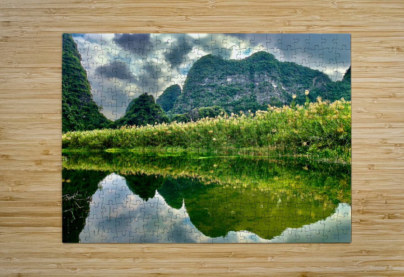 Ninh Binh Reflections Vietnam 1 Jimmy Roy Photos Puzzle printing