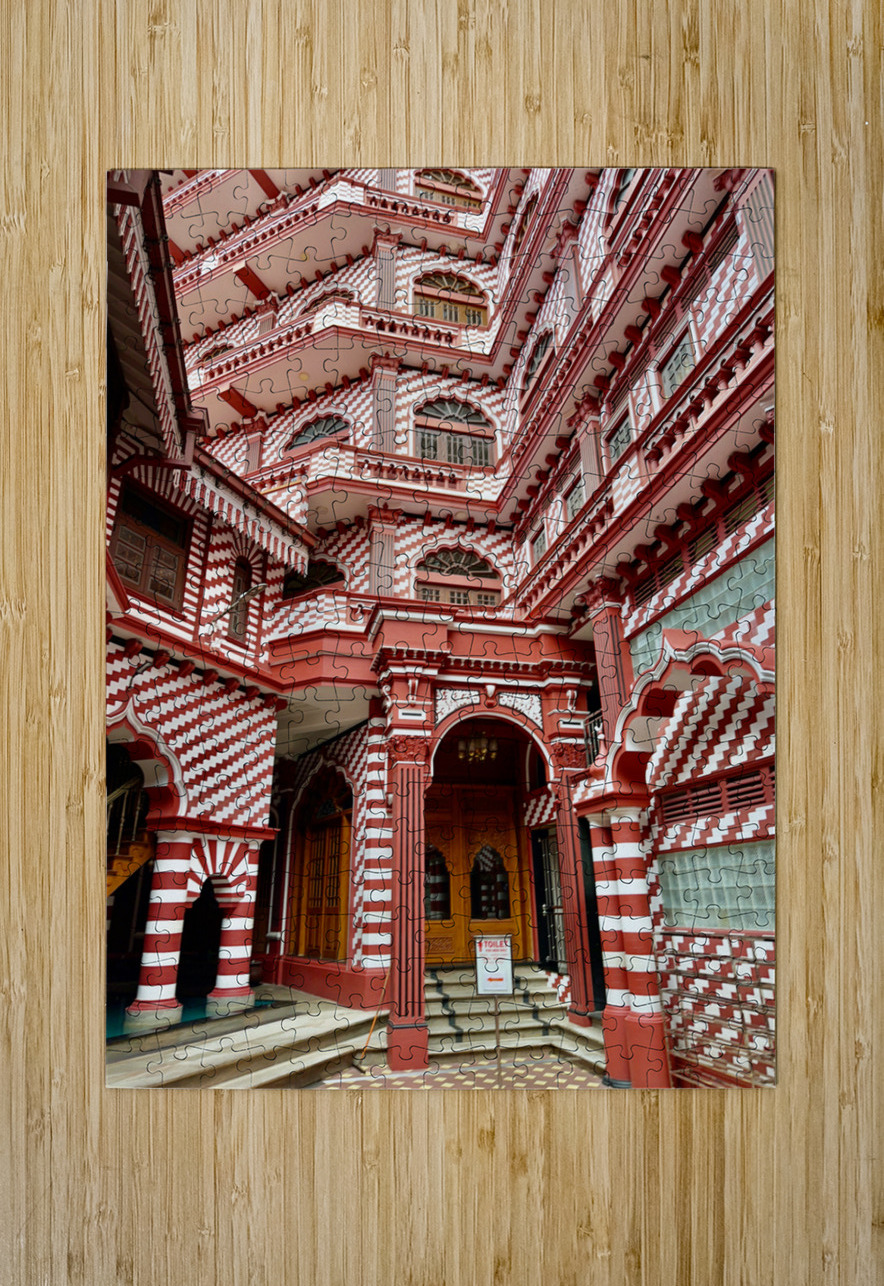 Jami Ul Alfar Mosque in Colombo Sri Lanka Jimmy Roy Photos Puzzle printing