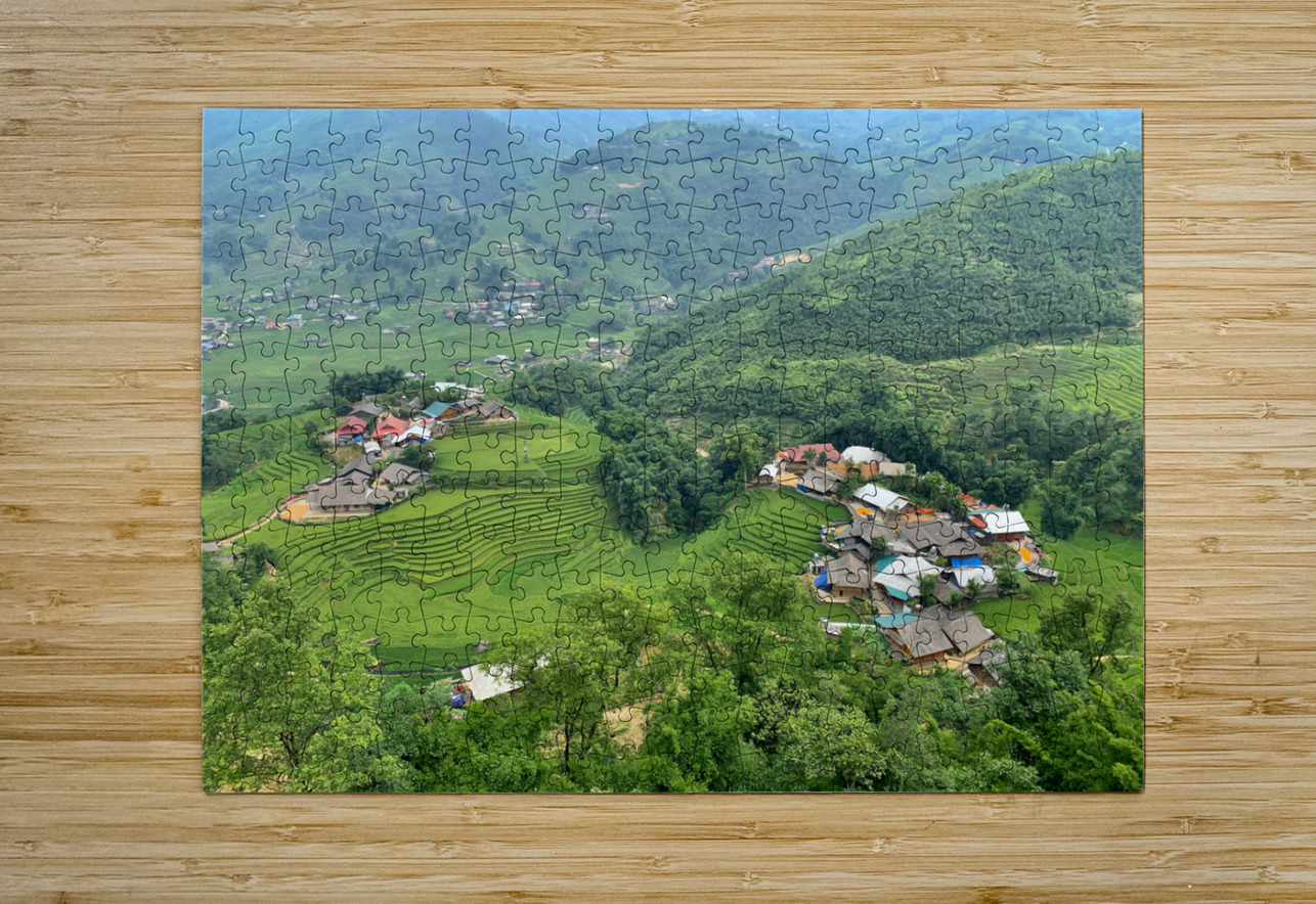 Villages in the Rice Fields Jimmy Roy Photos Puzzle printing