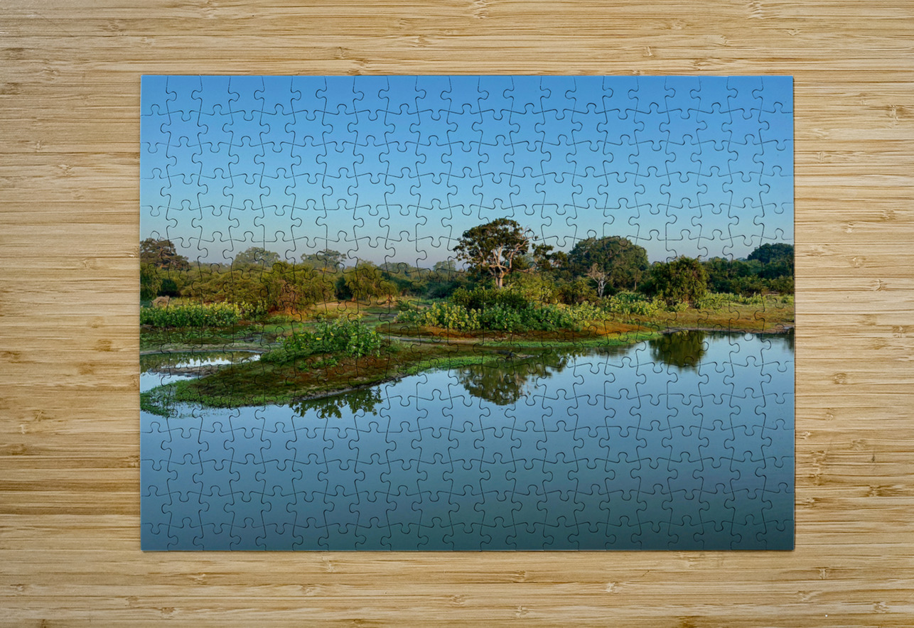 Beatiful Reflection Over Calm Water Jimmy Roy Photos Puzzle printing