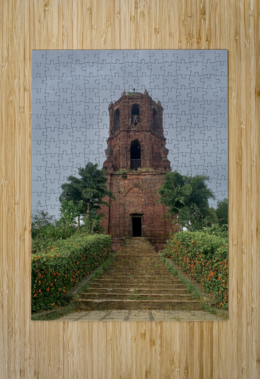 Bantay Church Bell Tower Philippines Jimmy Roy Photos Puzzle printing