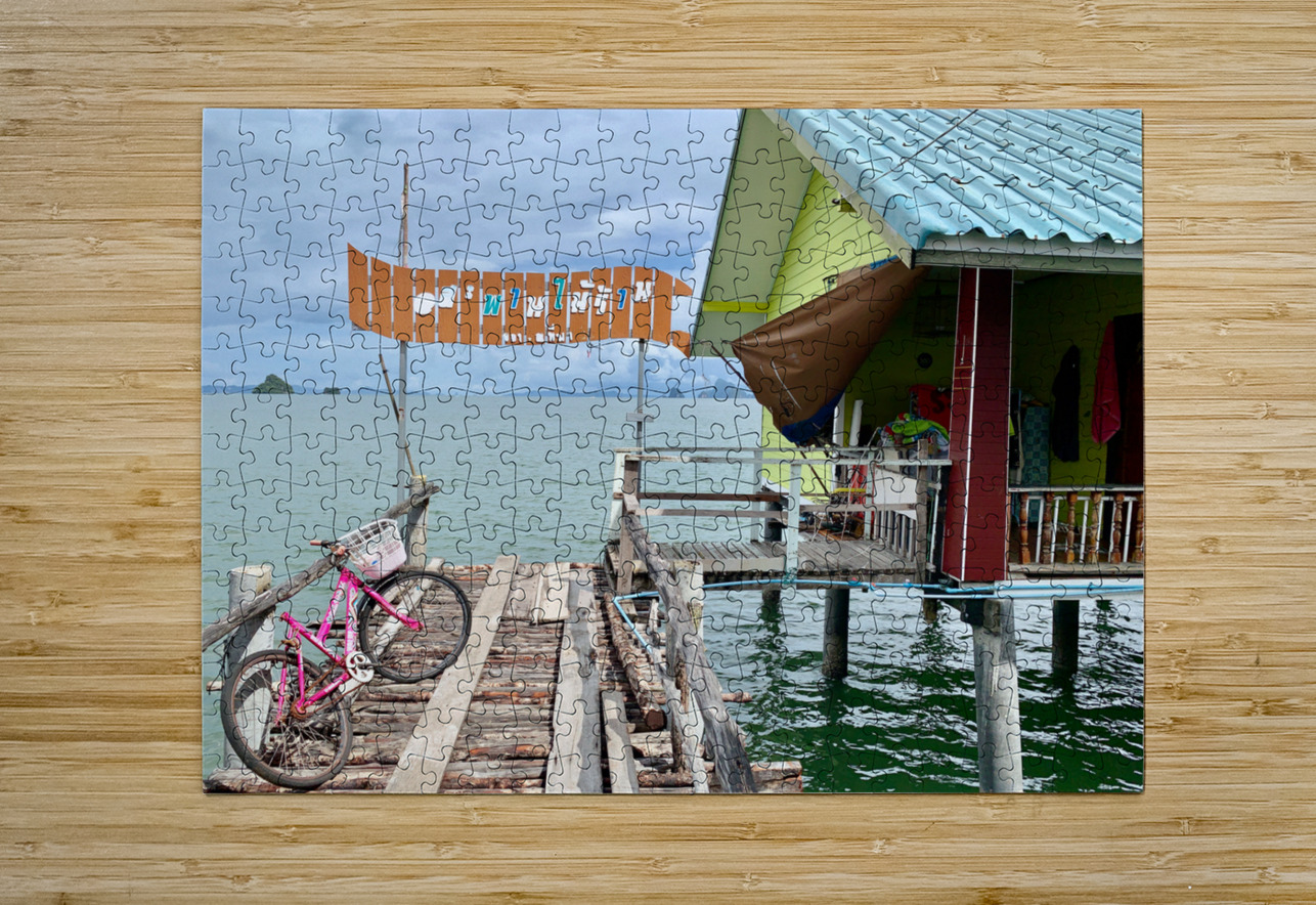 House in Koh Panyee Floating Village Thailand Jimmy Roy Photos Puzzle printing
