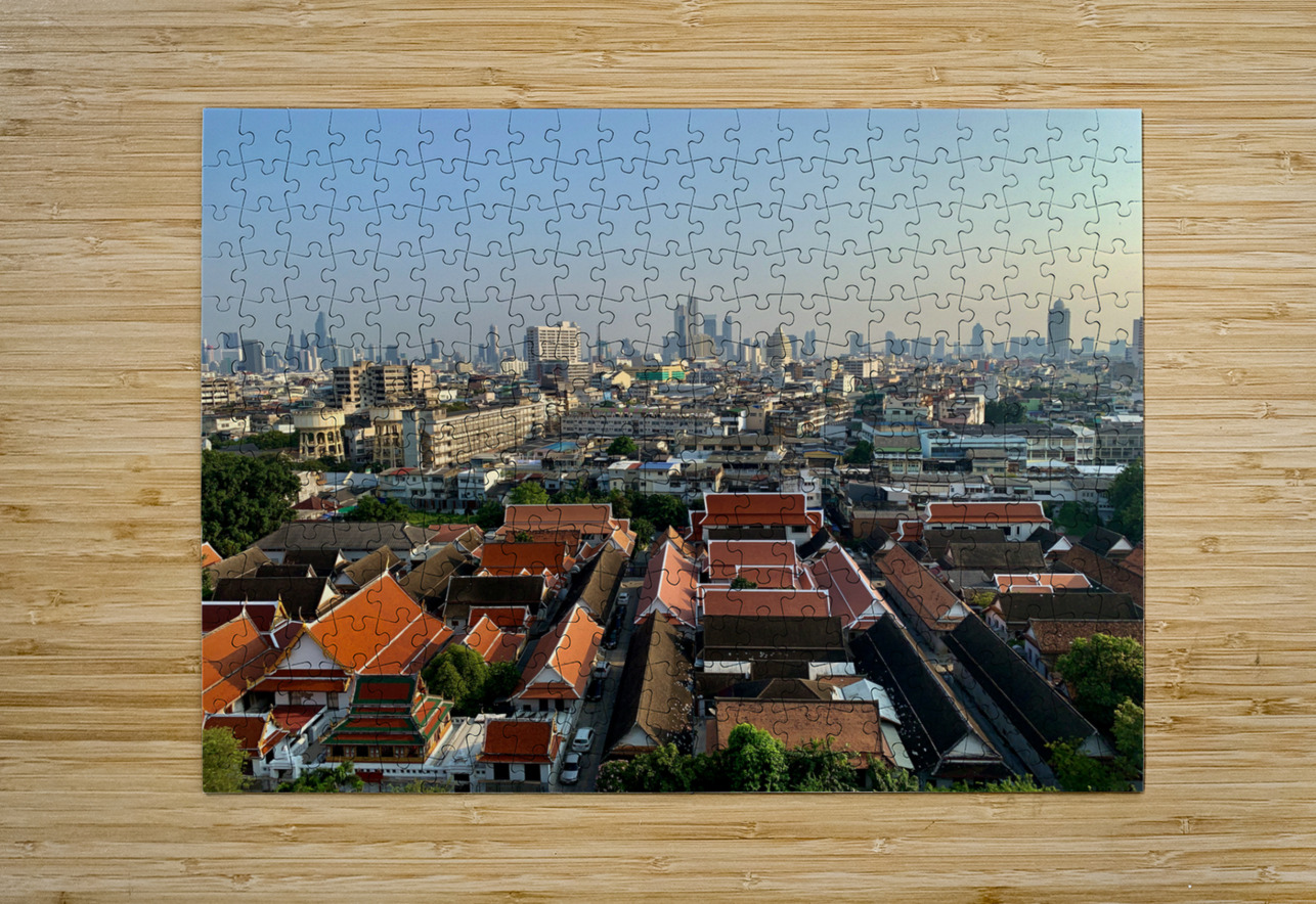 Overview of Bangkok 2 Jimmy Roy Photos Puzzle printing