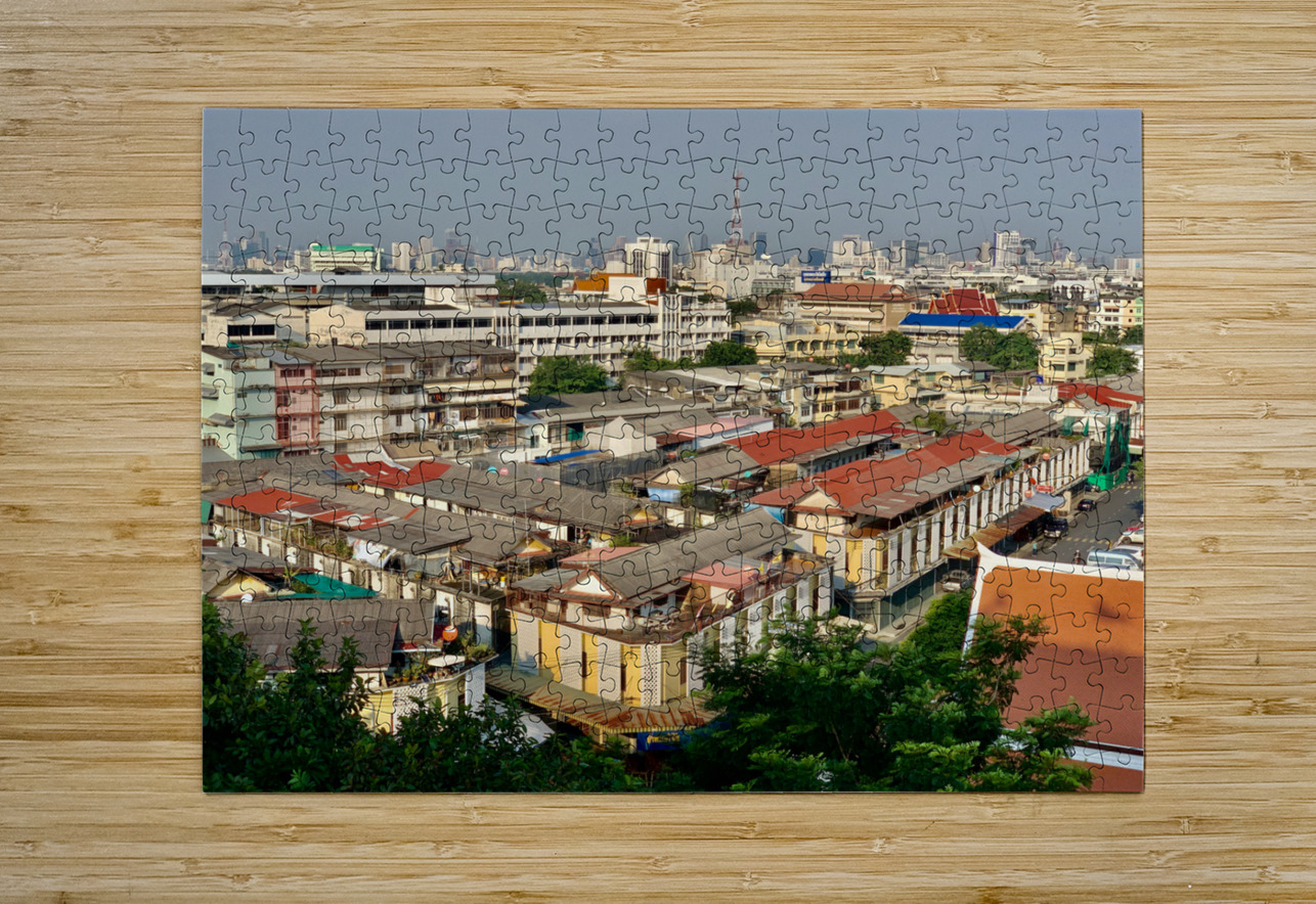 Overview of Bangkok 4 Jimmy Roy Photos Puzzle printing
