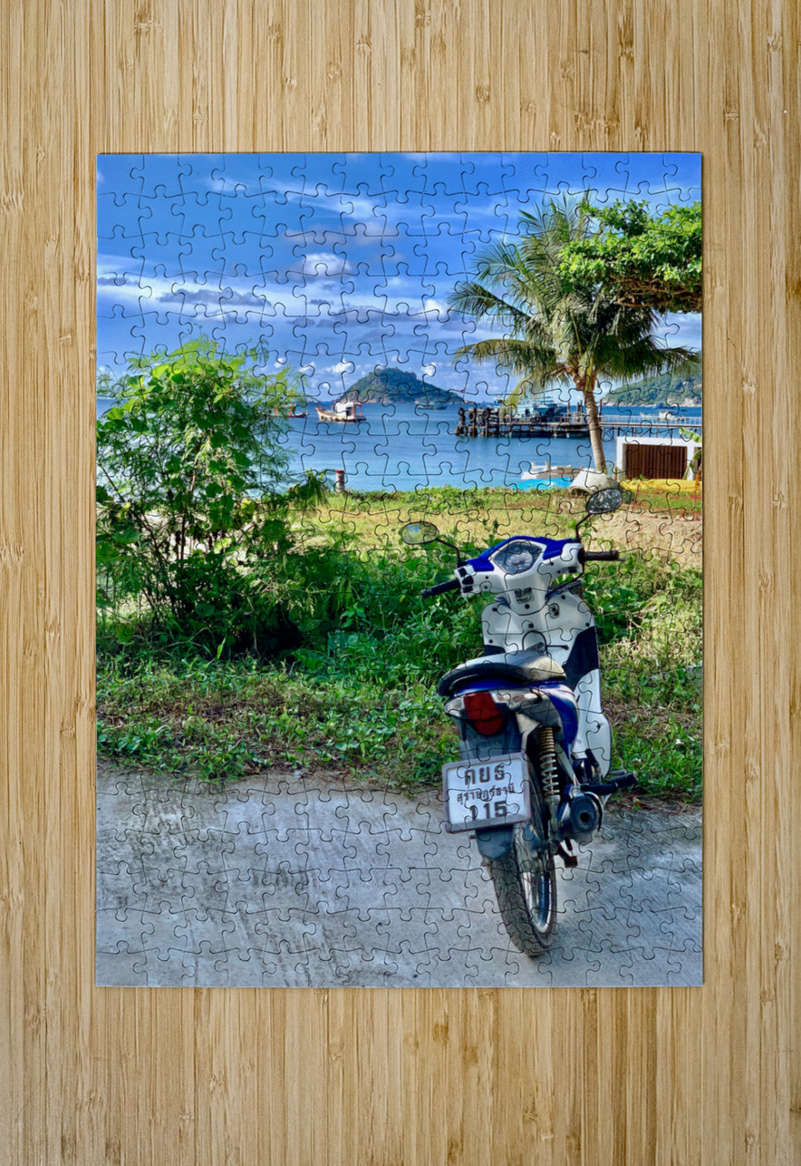 Koh Nang Yuan and Motorbike Jimmy Roy Photos Puzzle printing