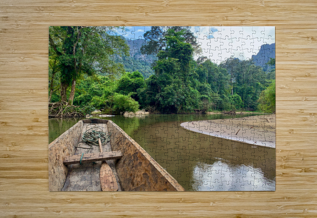 Boat Trip in Laos Jimmy Roy Photos Puzzle printing