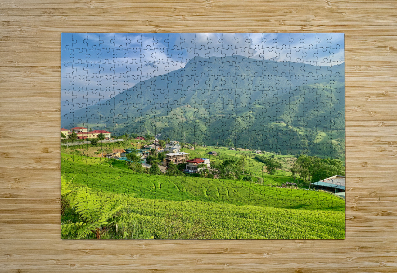 Village in the Rice Fields Sapa Jimmy Roy Photos Puzzle printing