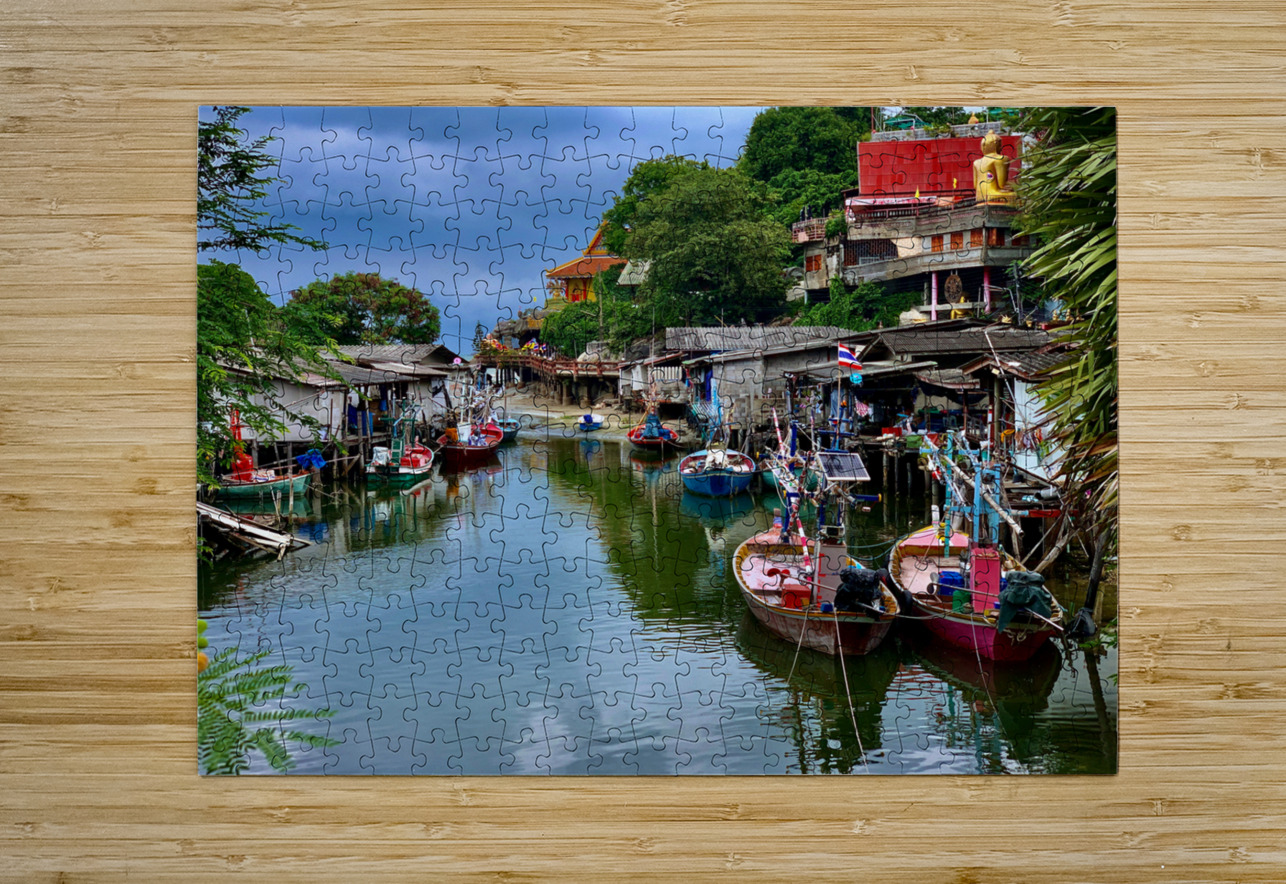 River in Hua Hin Thailand Jimmy Roy Photos Puzzle printing