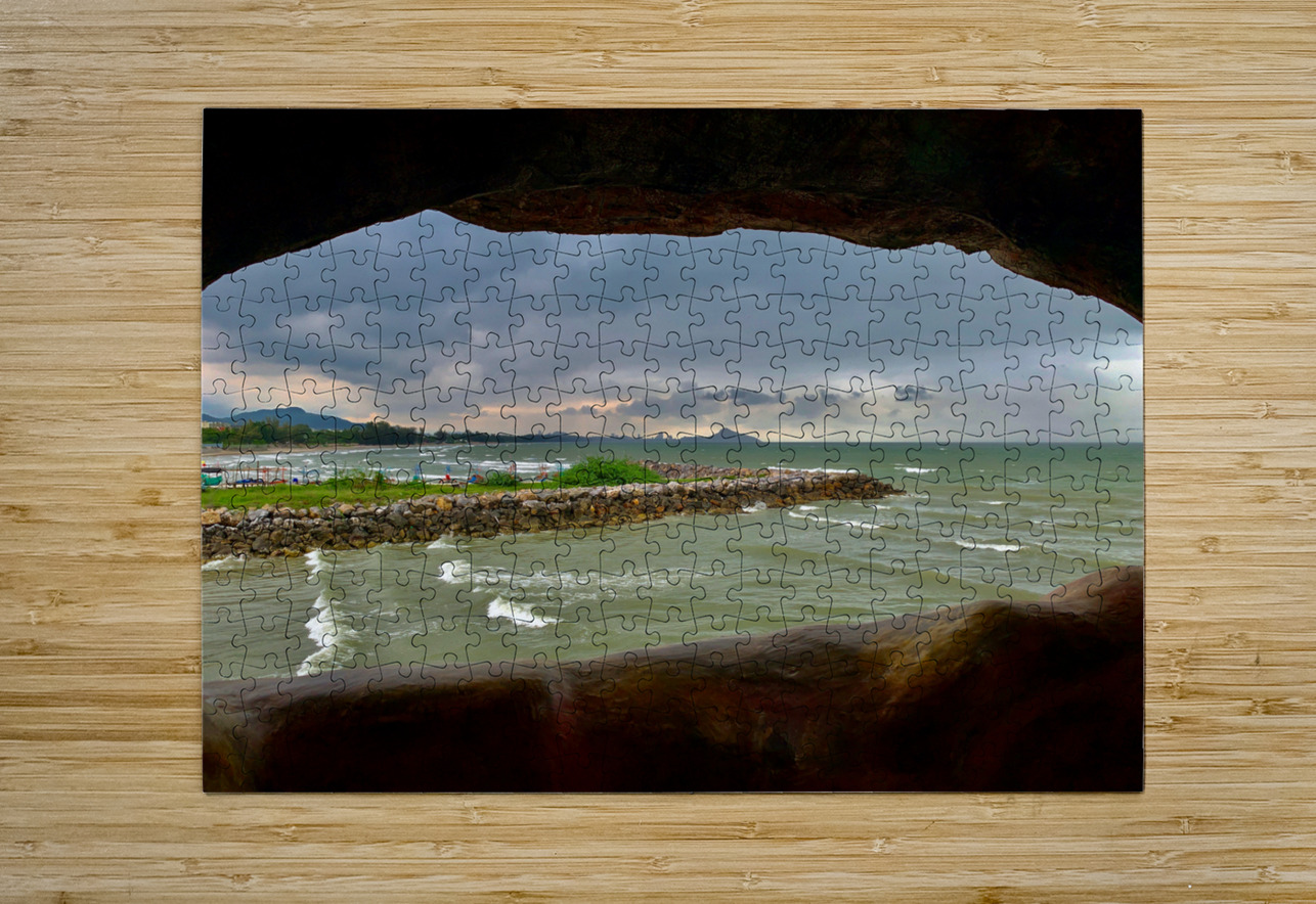 View from Wat Tham Khao Tao Hua Hin Thailand 3 Jimmy Roy Photos Puzzle printing