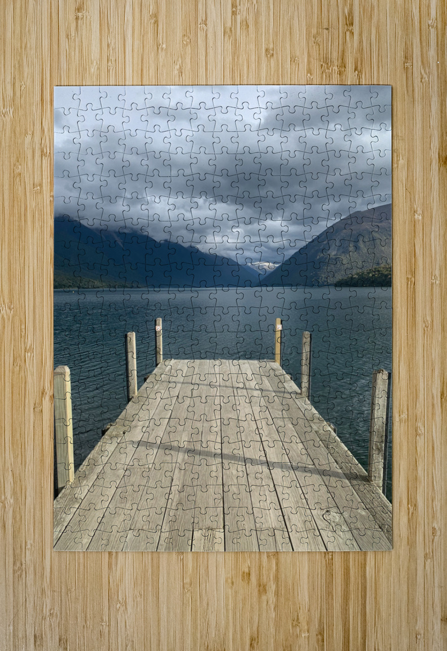 The Dock on Lake Rotoiti New Zealand Jimmy Roy Photos Puzzle printing