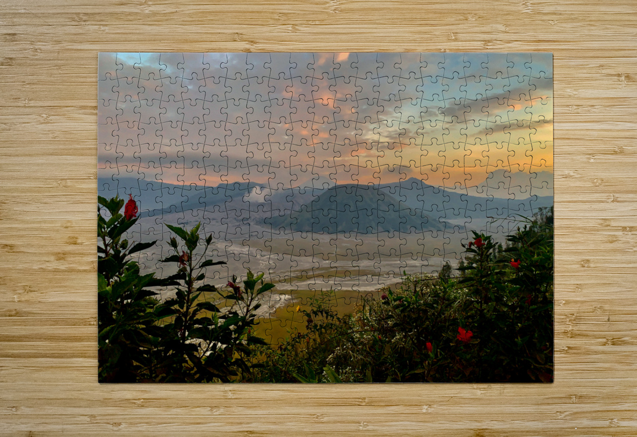 Mount Bromo at Sunset Indonesia Jimmy Roy Photos Puzzle printing