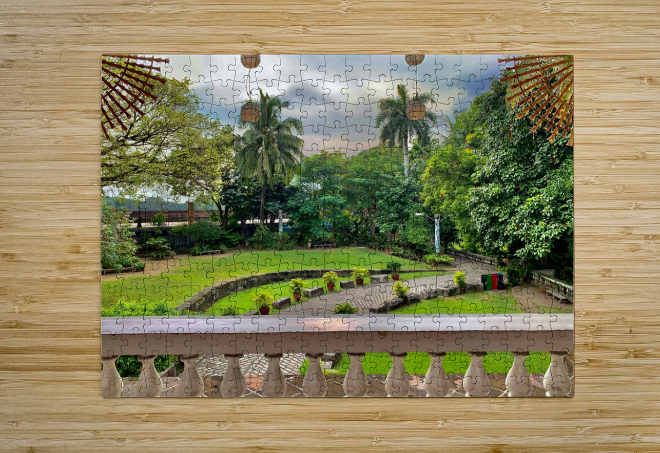 Beautiful Garden from the Balcony Jimmy Roy Photos Puzzle printing